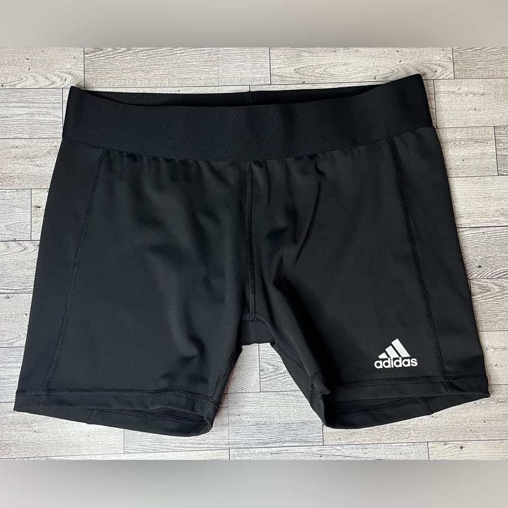 Adidas Aeroready Black Spandex Shorts Size Large